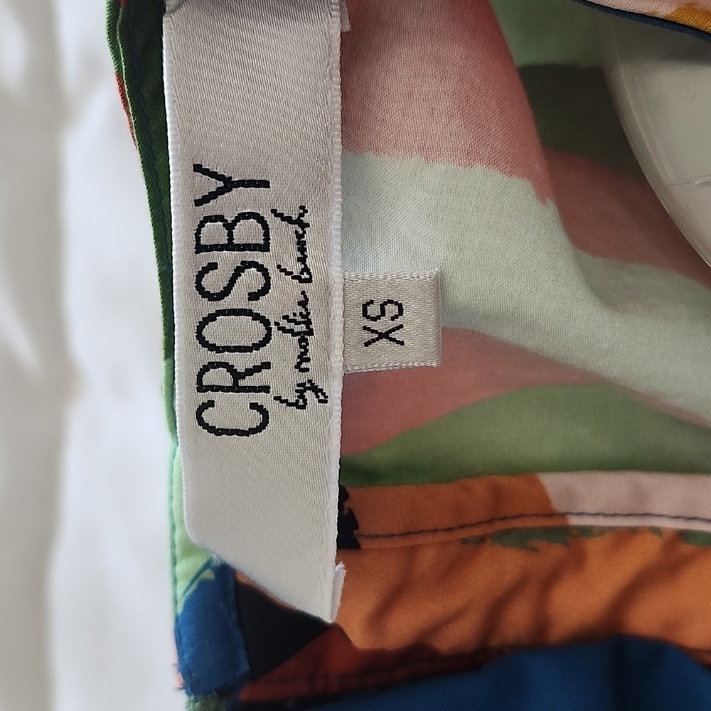 NWOT CROSBY by Mollie Burch Multicolor Patterned Shirt - Picture 11 of 15